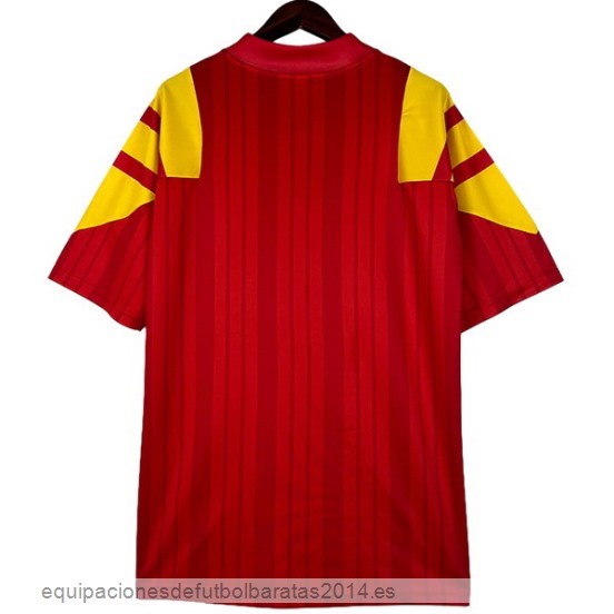 Nuevo 1ª Camiseta Espana Retro 1992 Rojo Baratas
